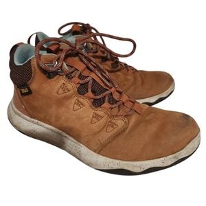 Teva Mid‎ Waterproof Hiking Boots Tan Suede Lace Up Women's Size 7.5